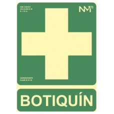 SEÑAL "BOTIQUÍN" 224X300 PVC VERDE ARCHIVO 2000 6170-05H VE (Espera 4 dias)